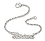 Seattle Mariners Logo Charm W  Bracelet