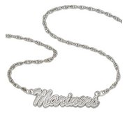 Seattle Mariners Name Plate Necklace W  Chain