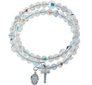 Swarovski Crystal Wrap Rosary Bracelet