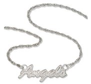 Anaheim Angels Name Plate Necklace W  Chain