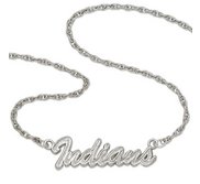 Cleveland Indians Name Plate Necklace W  Chain