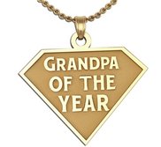 Grandpa of the Year Charm