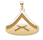 US Marine Corps Lance Corporal Pendant