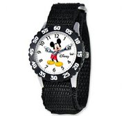 Mickey Mouse 7  Nylon Band With Velcro Closure