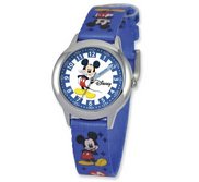 Mickey Mouse 8 4  Woven Band With Buckle Closure