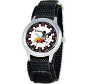 Mickey Mouse 6 3  Nylon Band with Velcro Closure