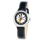 Mickey Mouse 8 4  Leather Band with Buckle Closure