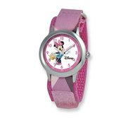 Minnie Mouse 6 3  Nylon Band with Velcro Closure