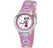 Minnie Mouse 8 4  Woven Band With Buckle Closure