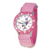 Daisy Duck 7  Nylon Band with Velcro Closure