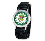 Kermit The Frog 6 3  Nylon Band With Velcro Closure