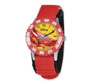 Lightning McQueen 7  Nylon Band With Velcro Closure