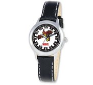 Iron Man 8 4  Leather Band With Buckle Closure