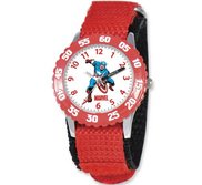 Captain America 7  Nylon Band With Velcro Closure