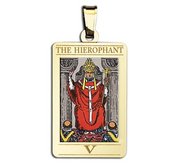 The Hierophant Tarot Card Medal