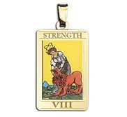 Strength Tarot Card Medal