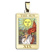 The Sun Tarot Card Medal