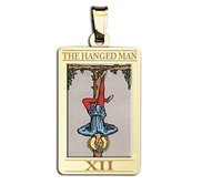 The Hanged Man Tarot Card Medal