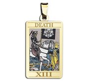 Death Tarot Card Medal