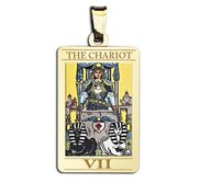 The Chariot Tarot Card Medal