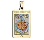 Wheel of Fortune Tarot Card Medal