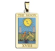 The Moon Tarot Card Medal