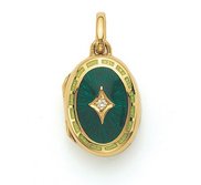 Victor Mayer 18K Gold Diamond Locket