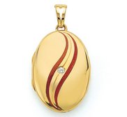 Victor Mayer 18K Gold Diamond Locket