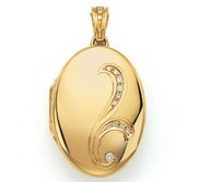 Victor Mayer 18K Gold Diamond Locket