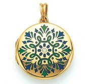 Victor Mayer 18K Gold Diamond Locket