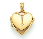 Victor Mayer 18K Gold Diamond Locket