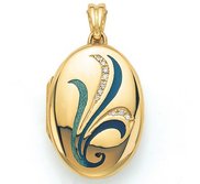 Victor Mayer 18K Gold Diamond Locket