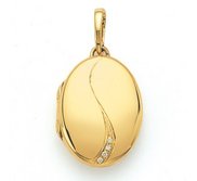 Victor Mayer 18K Gold Diamond Locket