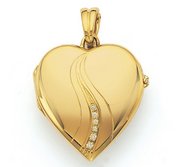 Victor Mayer 18K Gold Diamond Locket