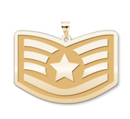 Unites States Air Force Staff Sergeant Pendant