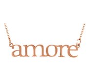 14K Gold  Amore  necklace