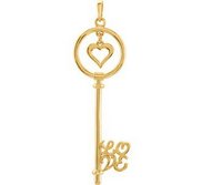 Love is Key Pendant