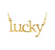 14K Gold  Lucky  necklace