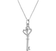 The Friendship Key of Love Pendant