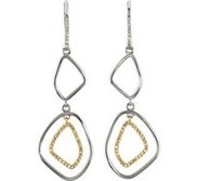 Open Silhouette Dangle Earrings