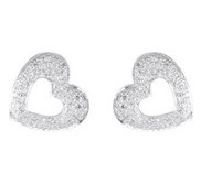 Diamond Heart Earrings