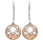 1 8 ct tw Diamond Lever Back Earrings