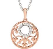 Diamond Round Pendant