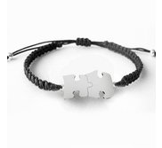 Sterling Silver Autism Awareness Bracelet