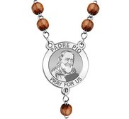 Padre Pio Rosary Beads  EXCLUSIVE 