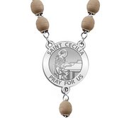 Saint Cecilia Rosary Beads  EXCLUSIVE 