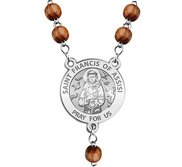 Saint Francis of Assisi Rosary Beads  EXCLUSIVE 