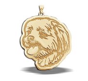 Shih Tzu Dog Portrait Charm or Pendant