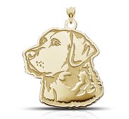 Labrador Retriever Dog Portrait Charm or Pendant