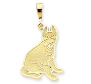 German Shepard Dog Pendant Or Charm